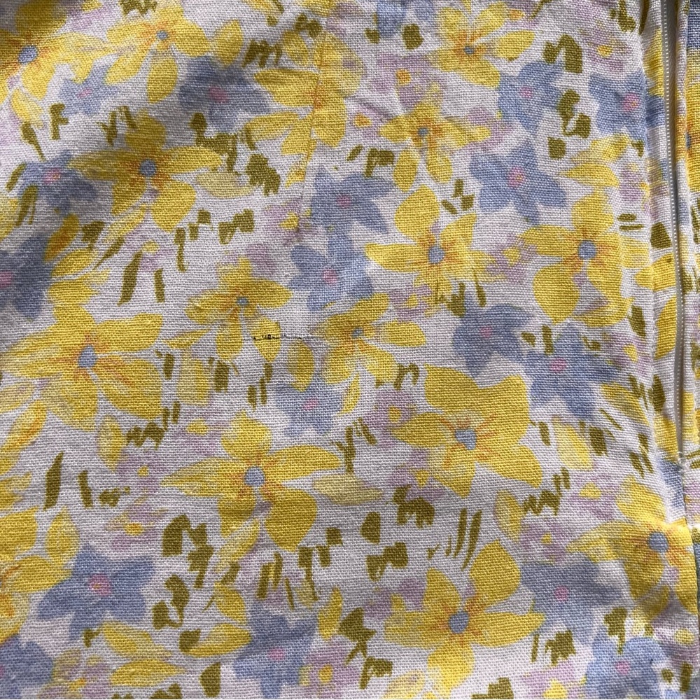 GB Gianni Bini Ruffled Floral Dress Cottage Preppy Coquette Summer Beach Size XL - Picture 9 of 9